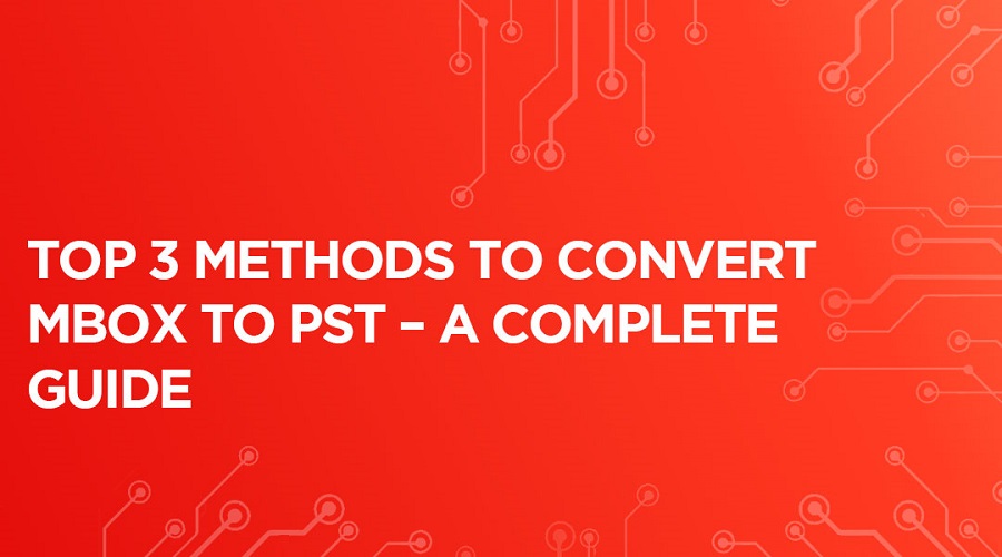 Convert MBOX to PST