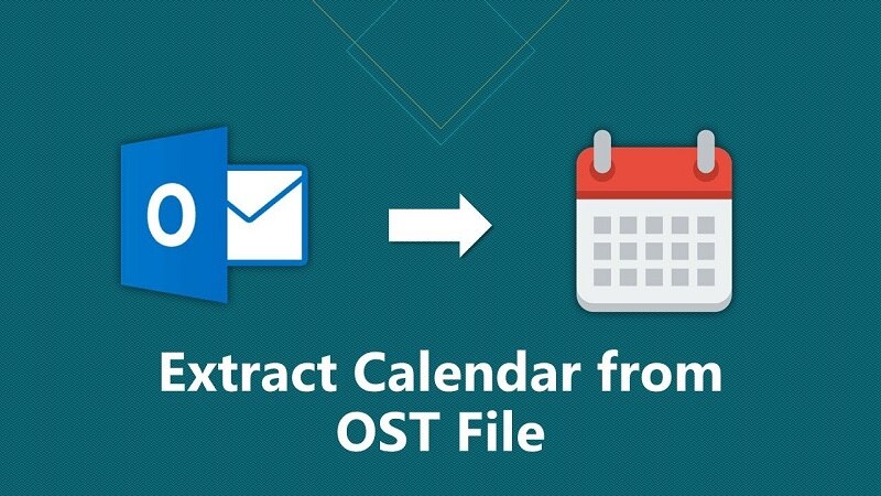 extract the calendar from an OST file