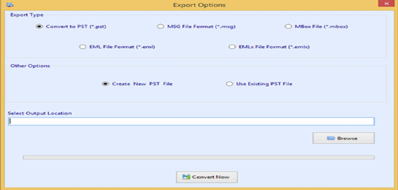 convert dbx to pst