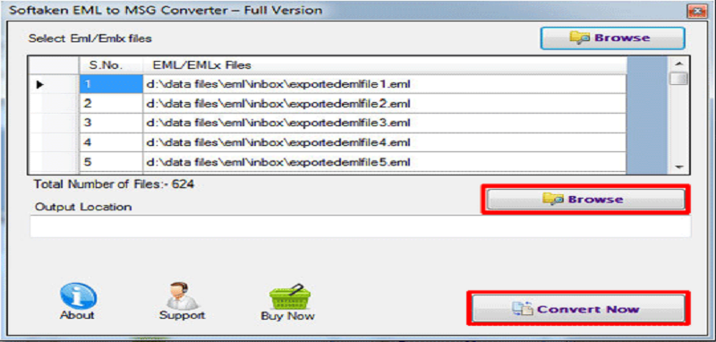 convert eml to msg