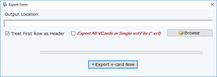 export excel to vcf