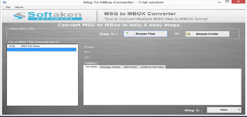 msg to mbox converter