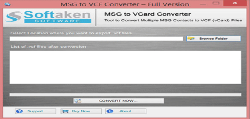 msg to vcard converter